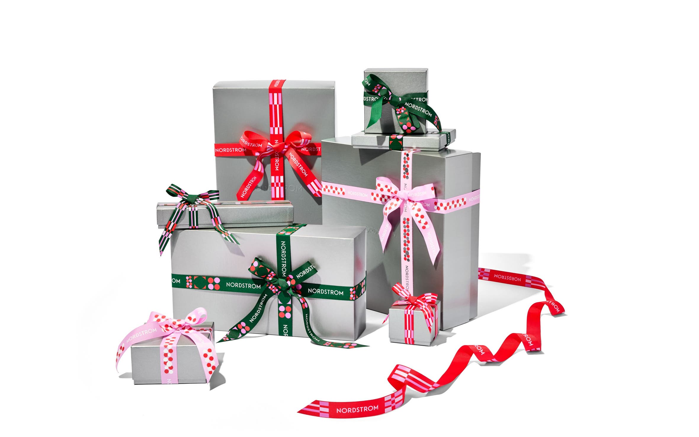 Nordstrom gift boxes.