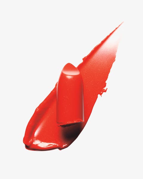 A swipe of red lipstick.