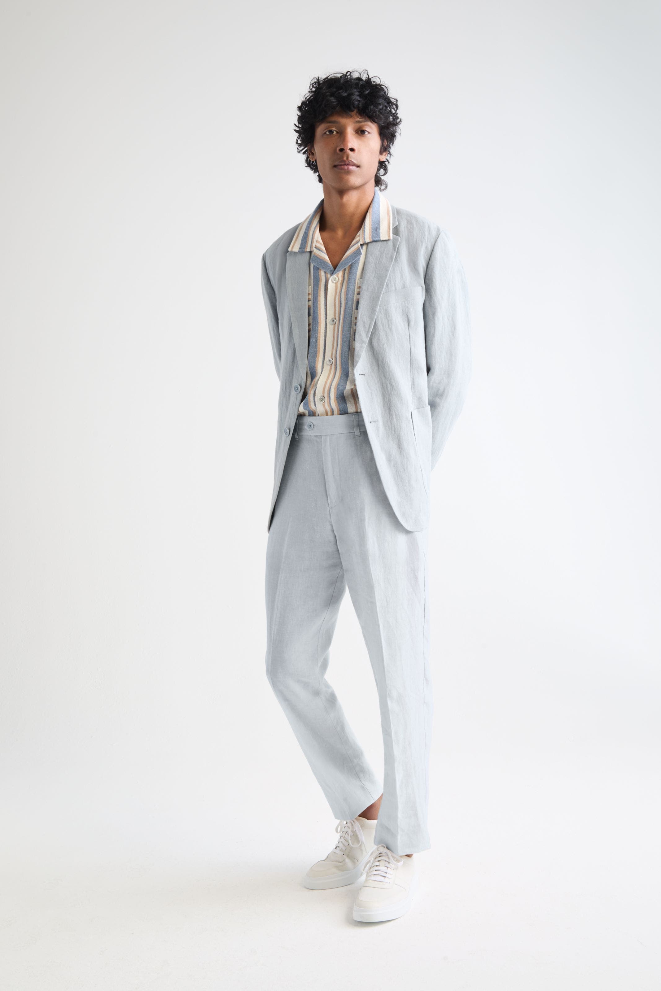 Man wearing Percival suit.