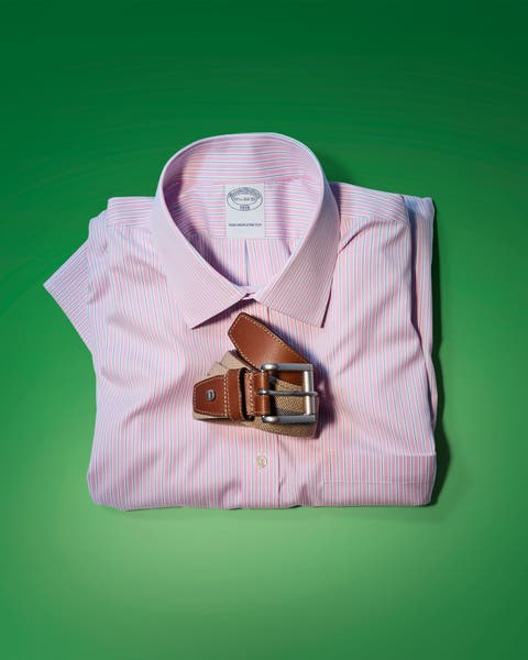 A men's button down shirt.