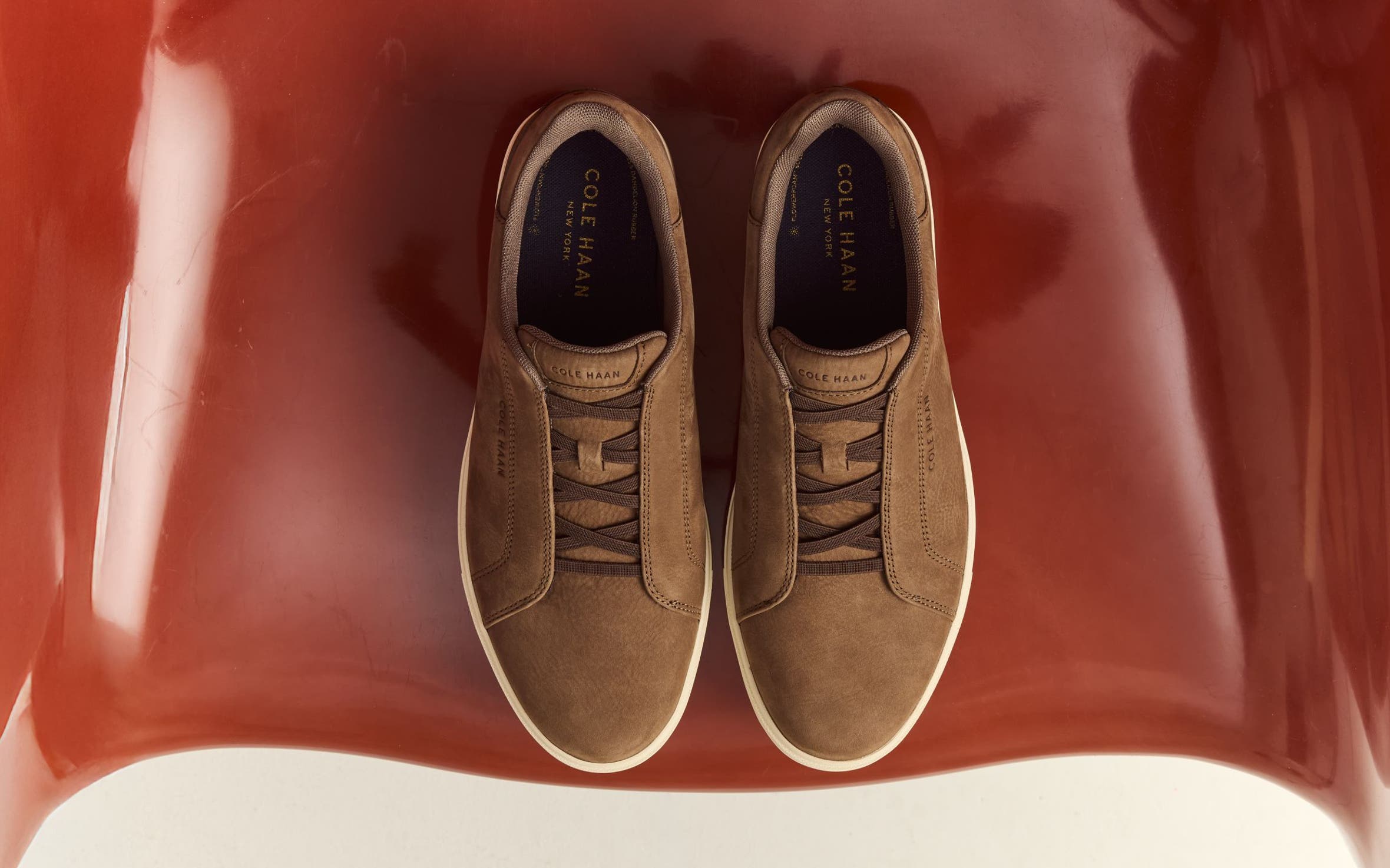 A pair of sneakers.