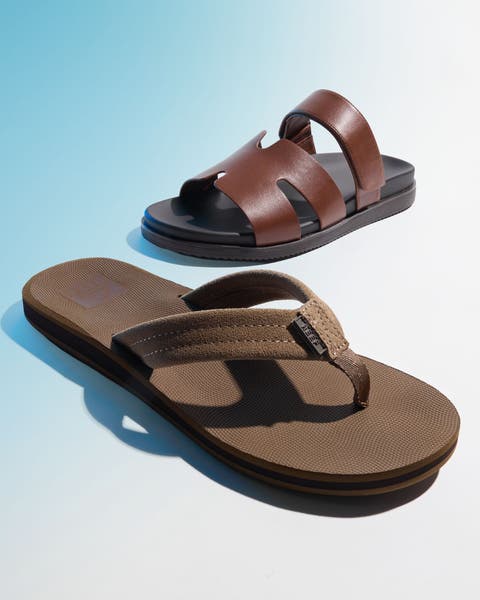 Image of two men's sandals.
