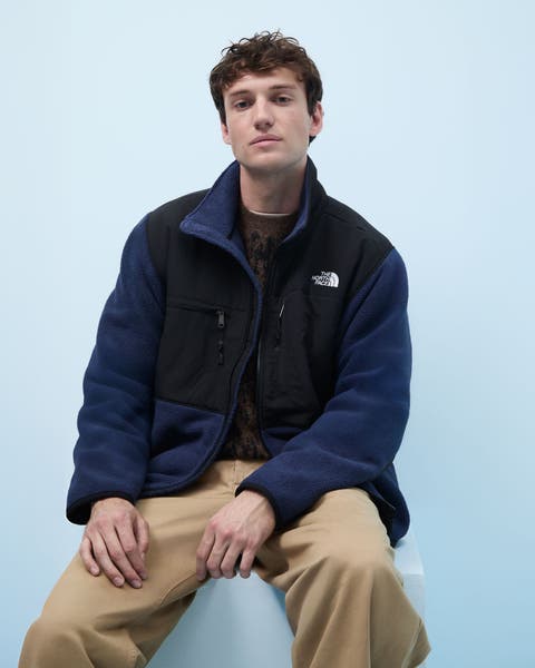 Man wearing a North Face jacket.