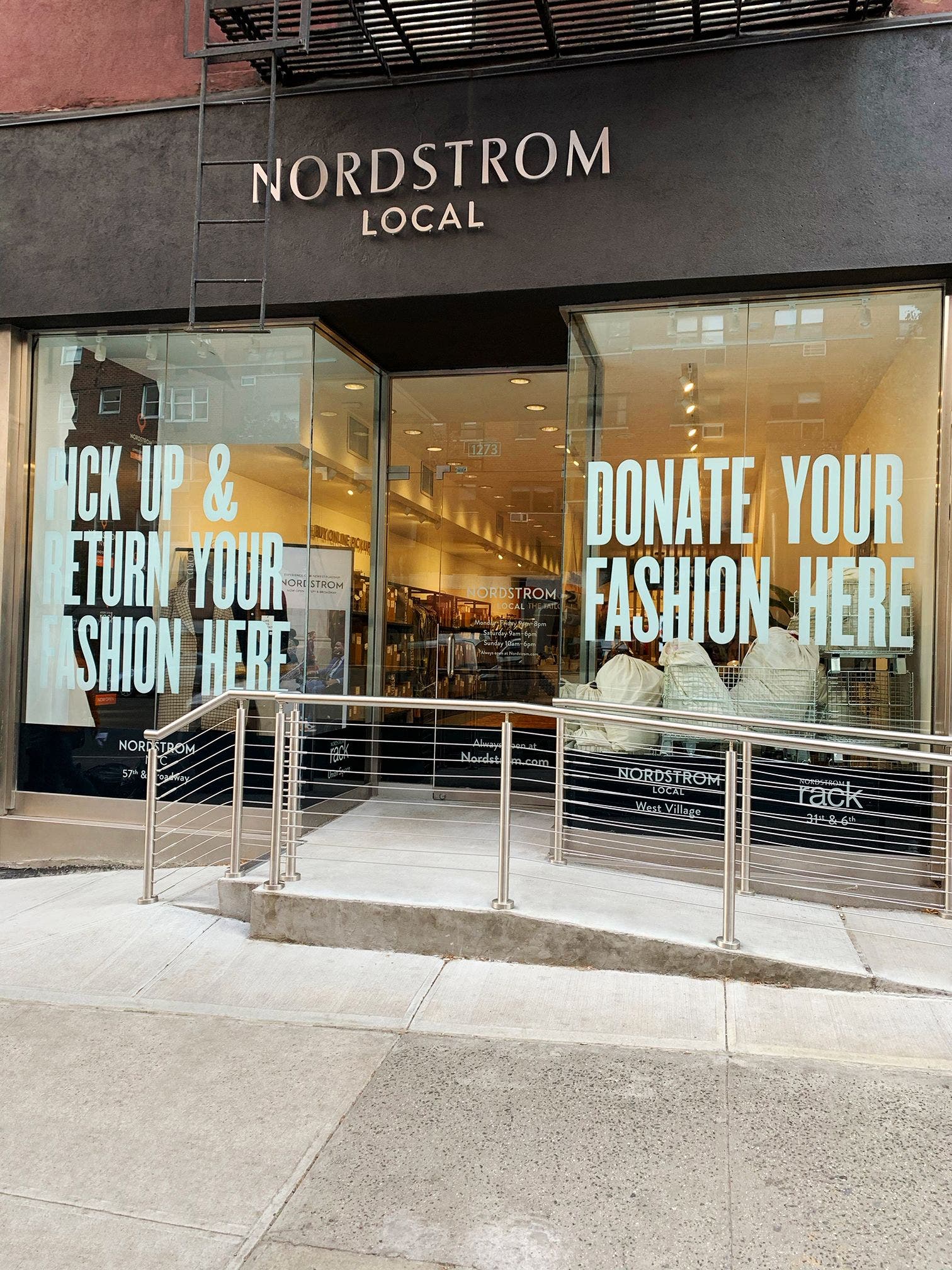 The exterior of a Nordstrom Local.