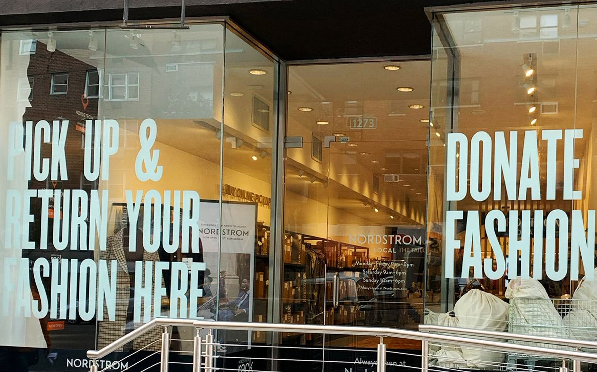 The exterior of a Nordstrom Local.