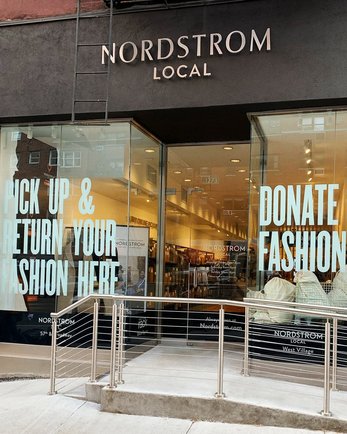 The exterior of a Nordstrom Local.
