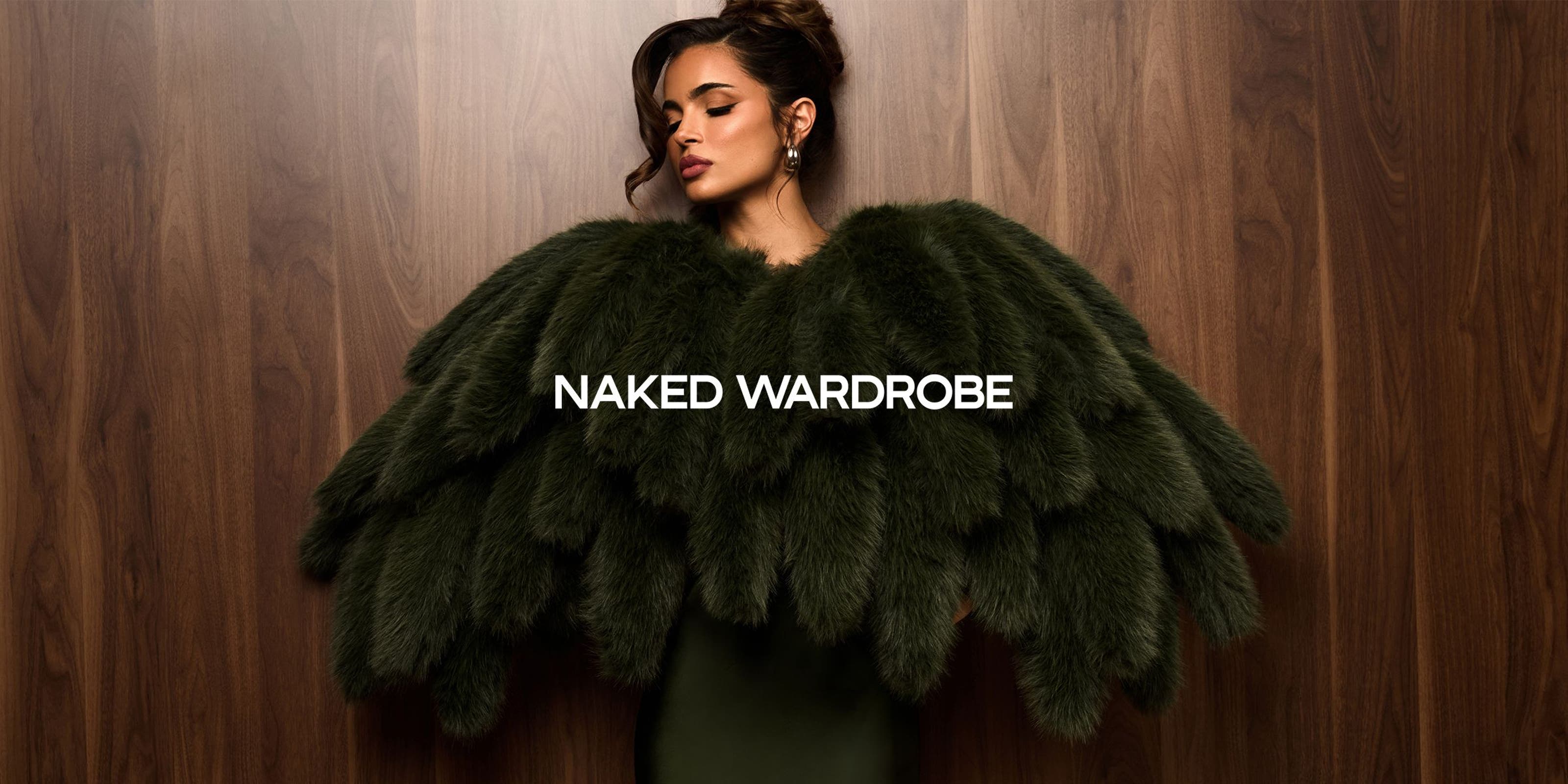 A woman wearing a faux-fur jacket.