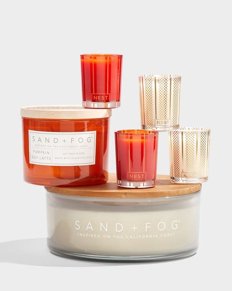 An assortment of candles.