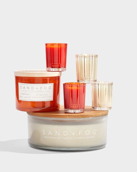 An assortment of candles.