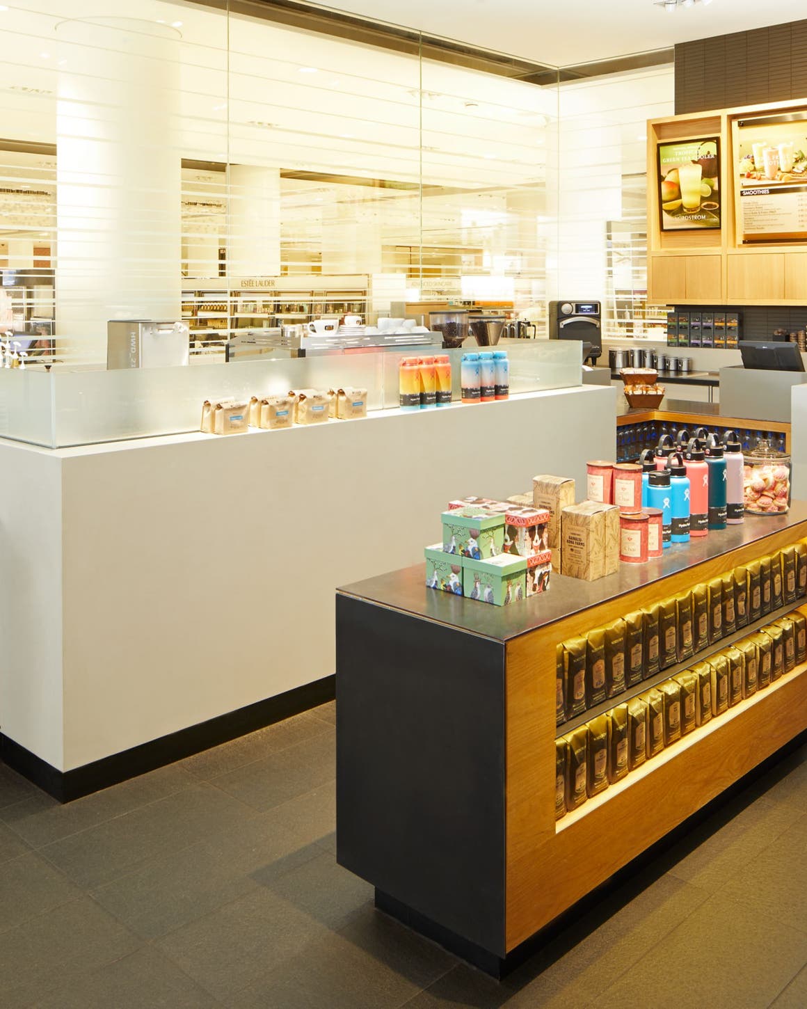 An interior view of Nordstrom NYC Ebar.