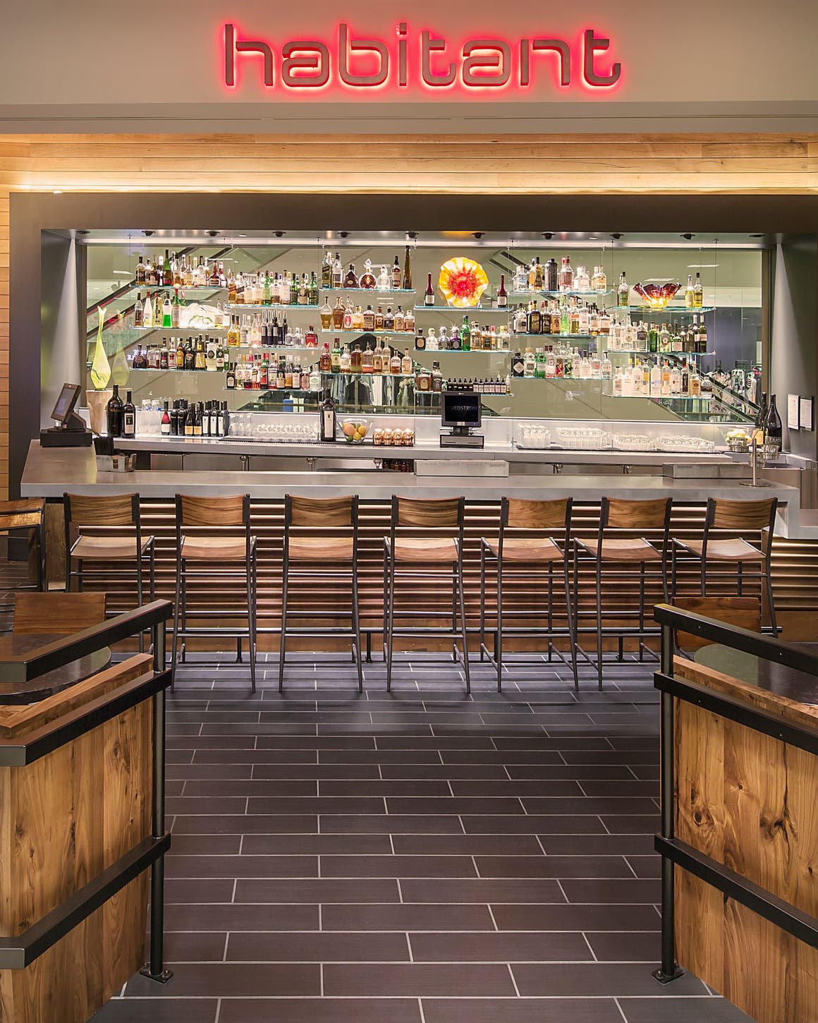 Interior view of Nordstrom's Habitant.