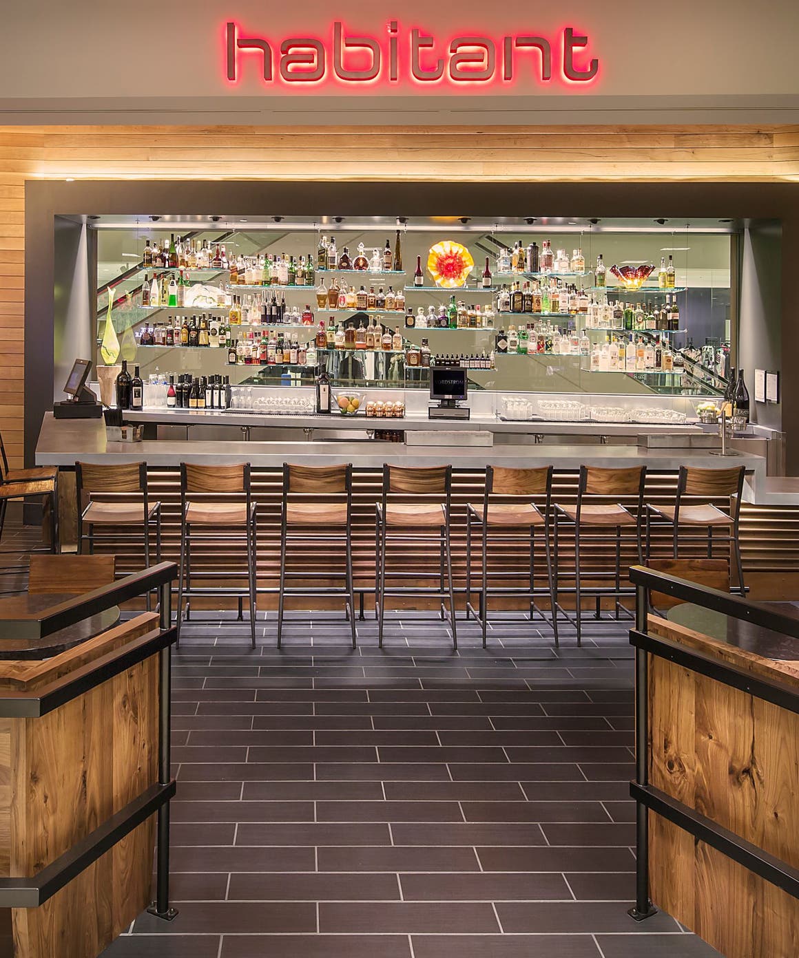 Interior view of Nordstrom's Habitant.