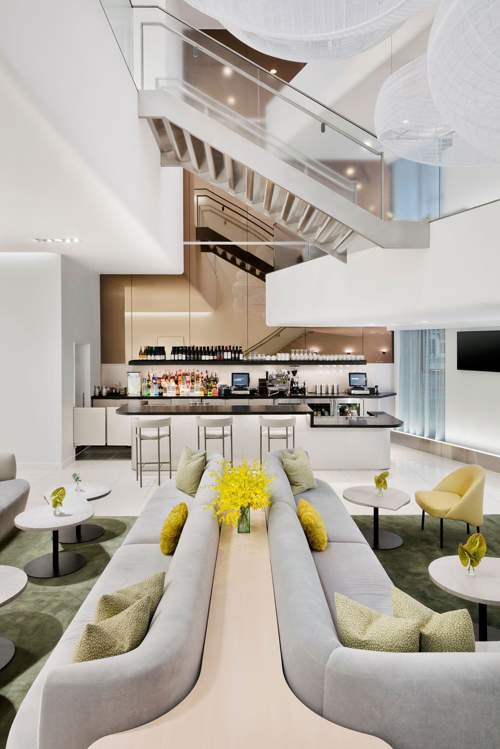 Interior view of Nordstrom's Icon Lounge.