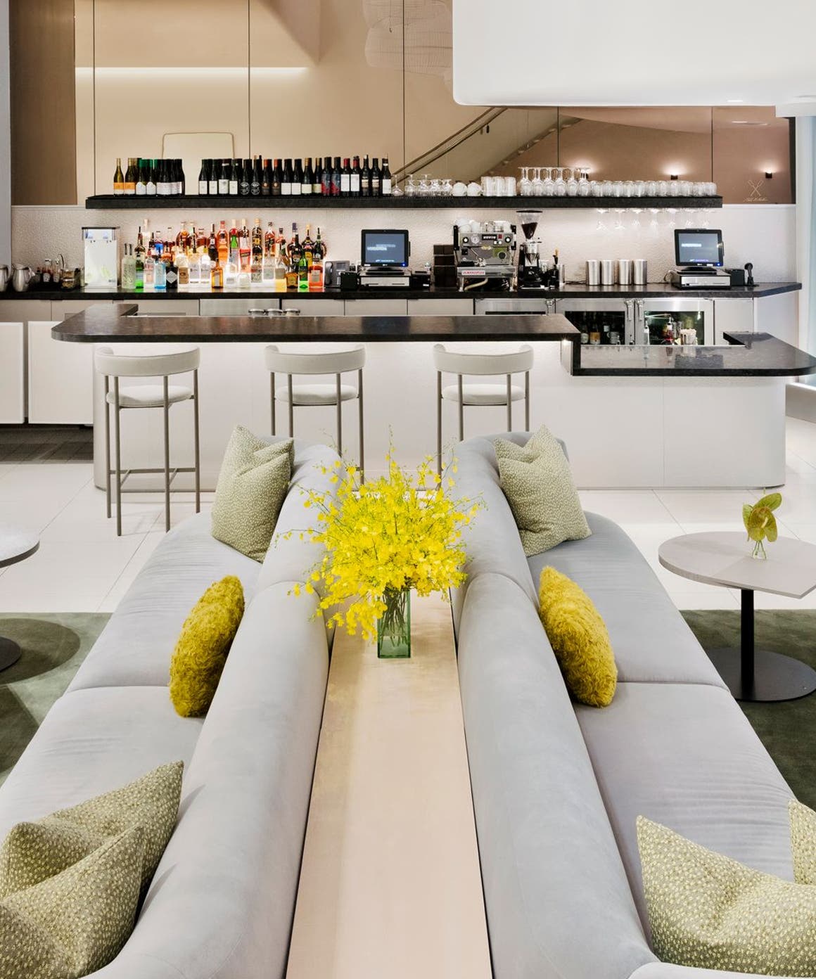 Interior view of Nordstrom's Icon Lounge.