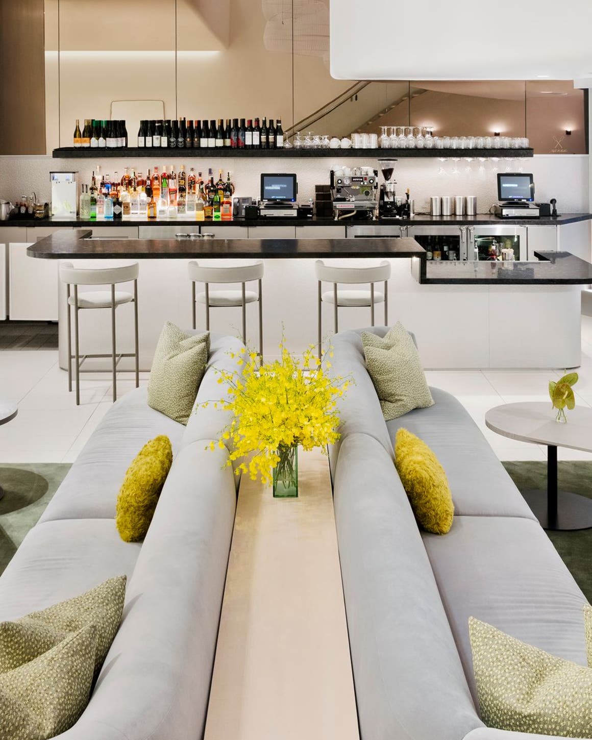 Interior view of Nordstrom's Icon Lounge.