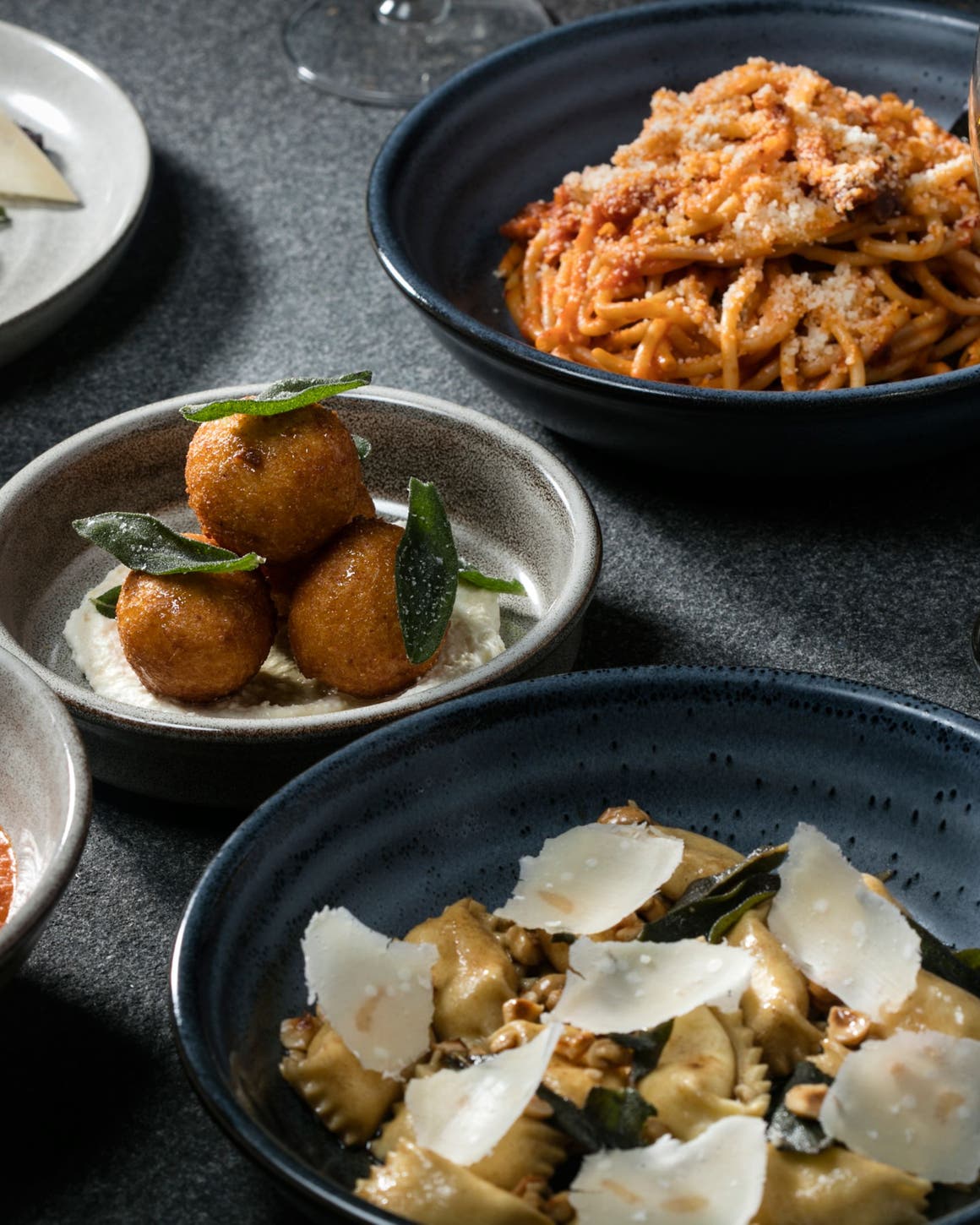 Dishes from Nordstrom's Wolf restaurant. 