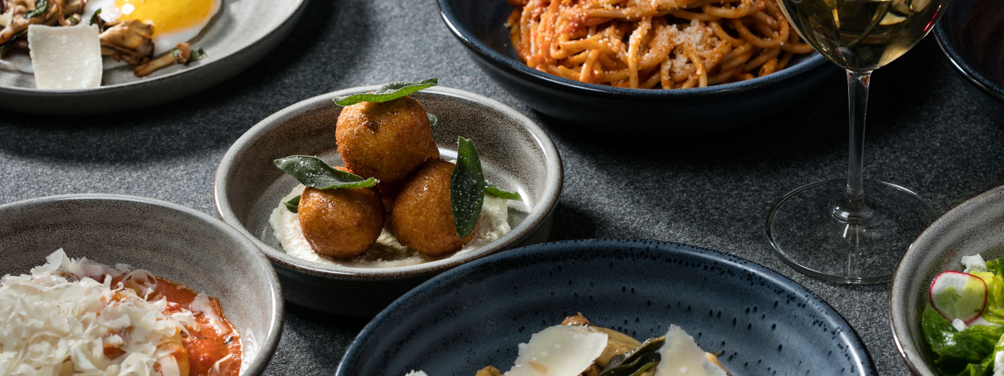 Dishes from Nordstrom's Wolf restaurant.