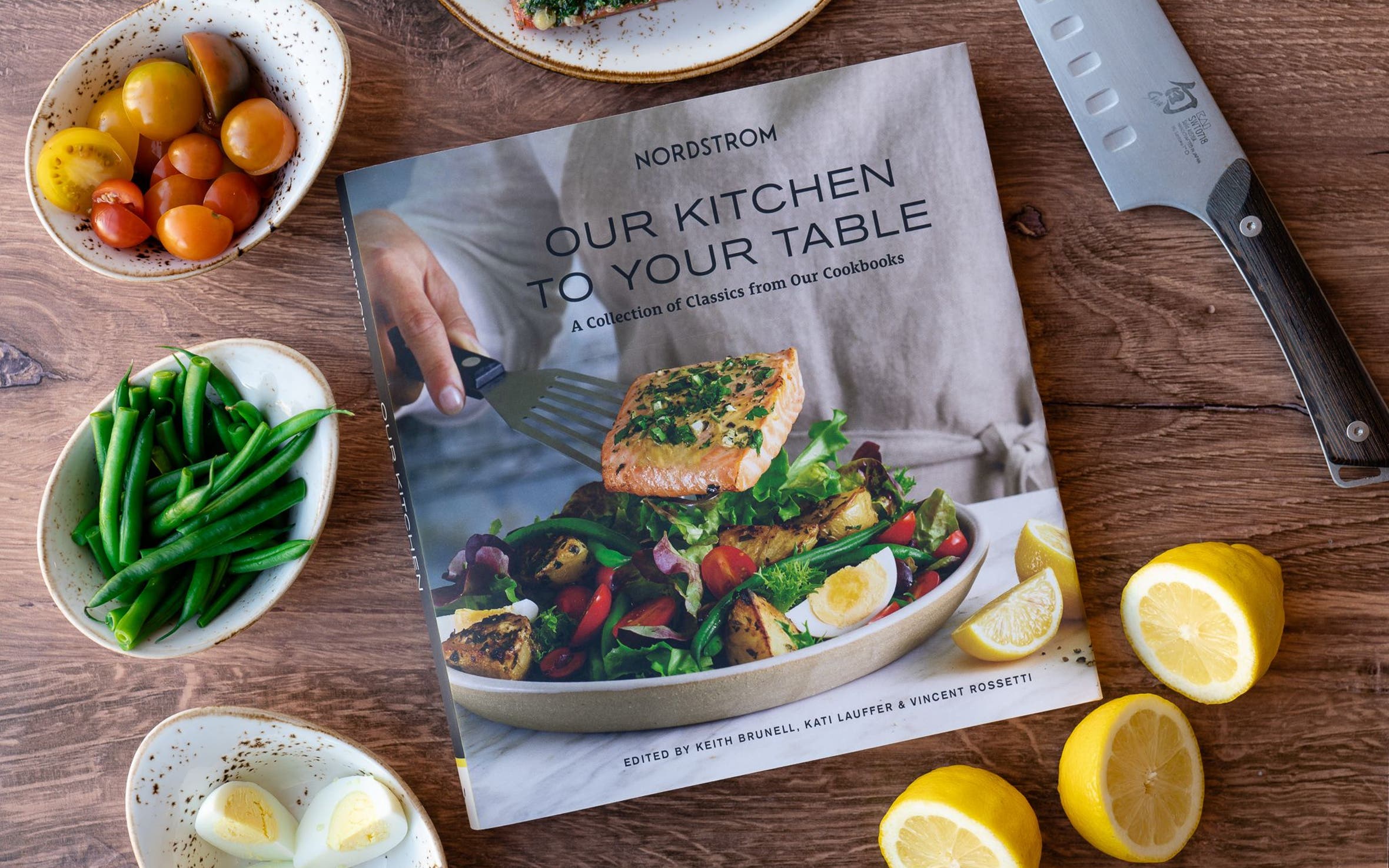 The Nordstrom cookbook "Our Kitchen to Your Table."