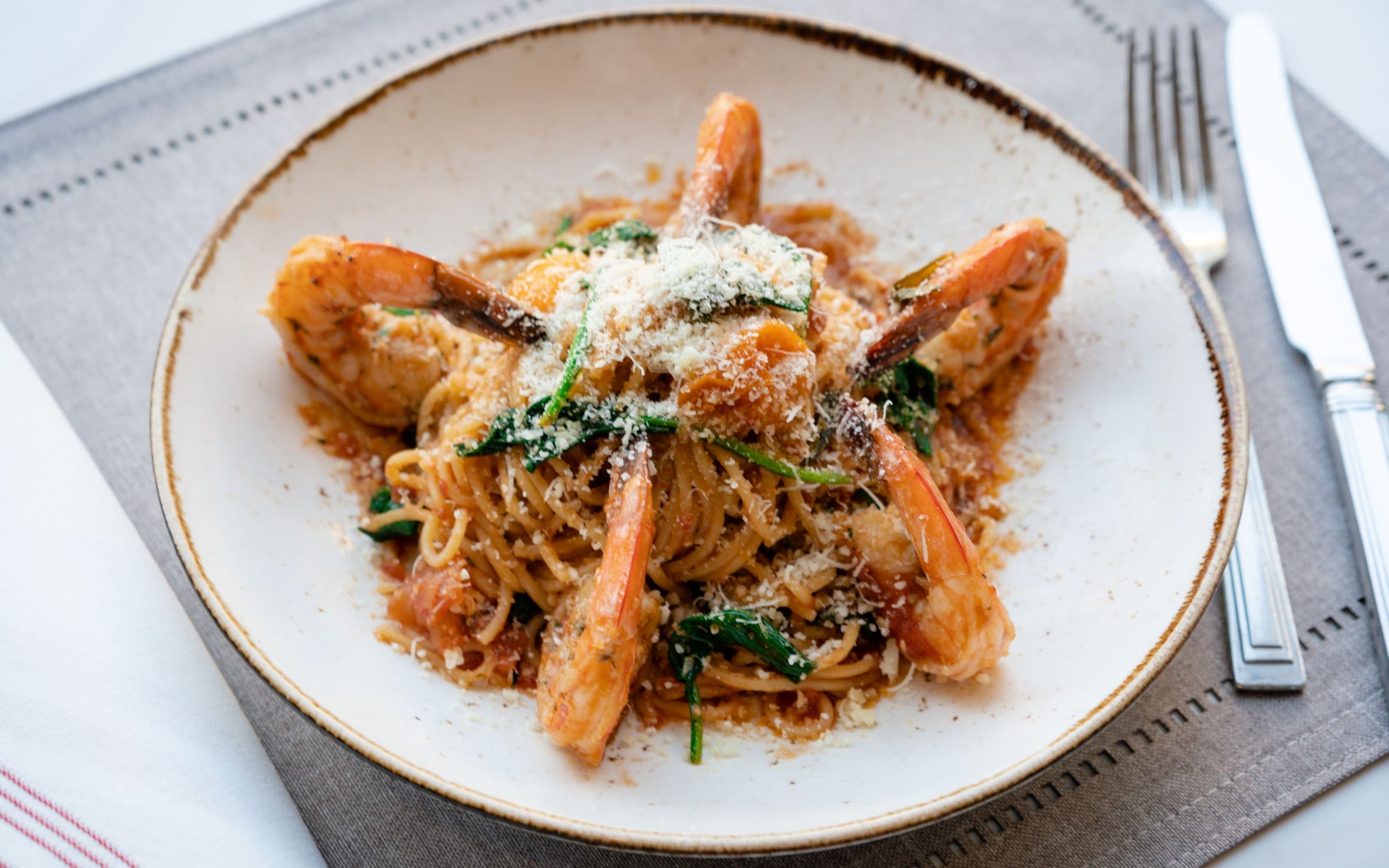 Ruscello Shrimp Pomodoro Pasta.