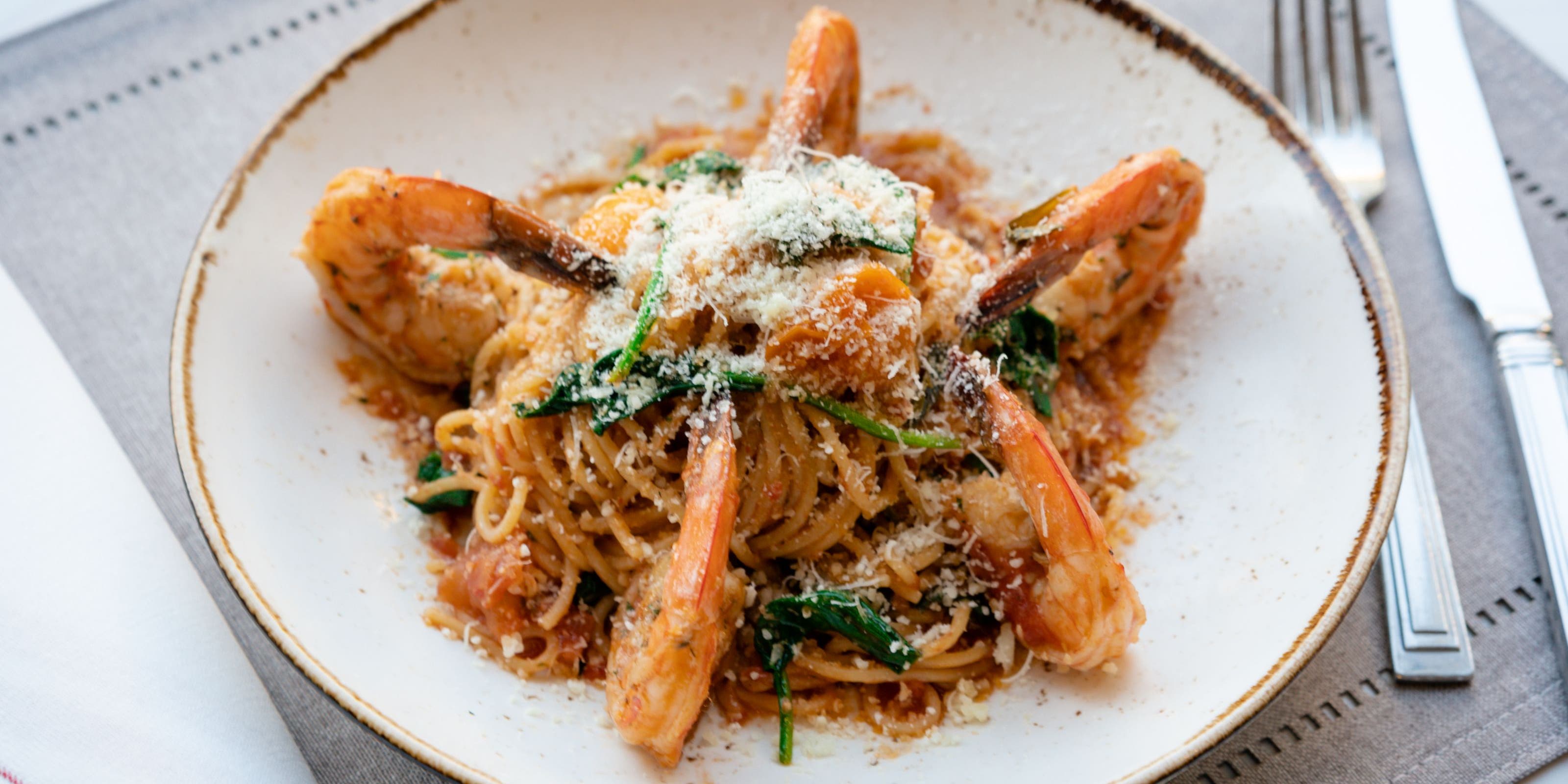 Ruscello Shrimp Pomodoro Pasta.