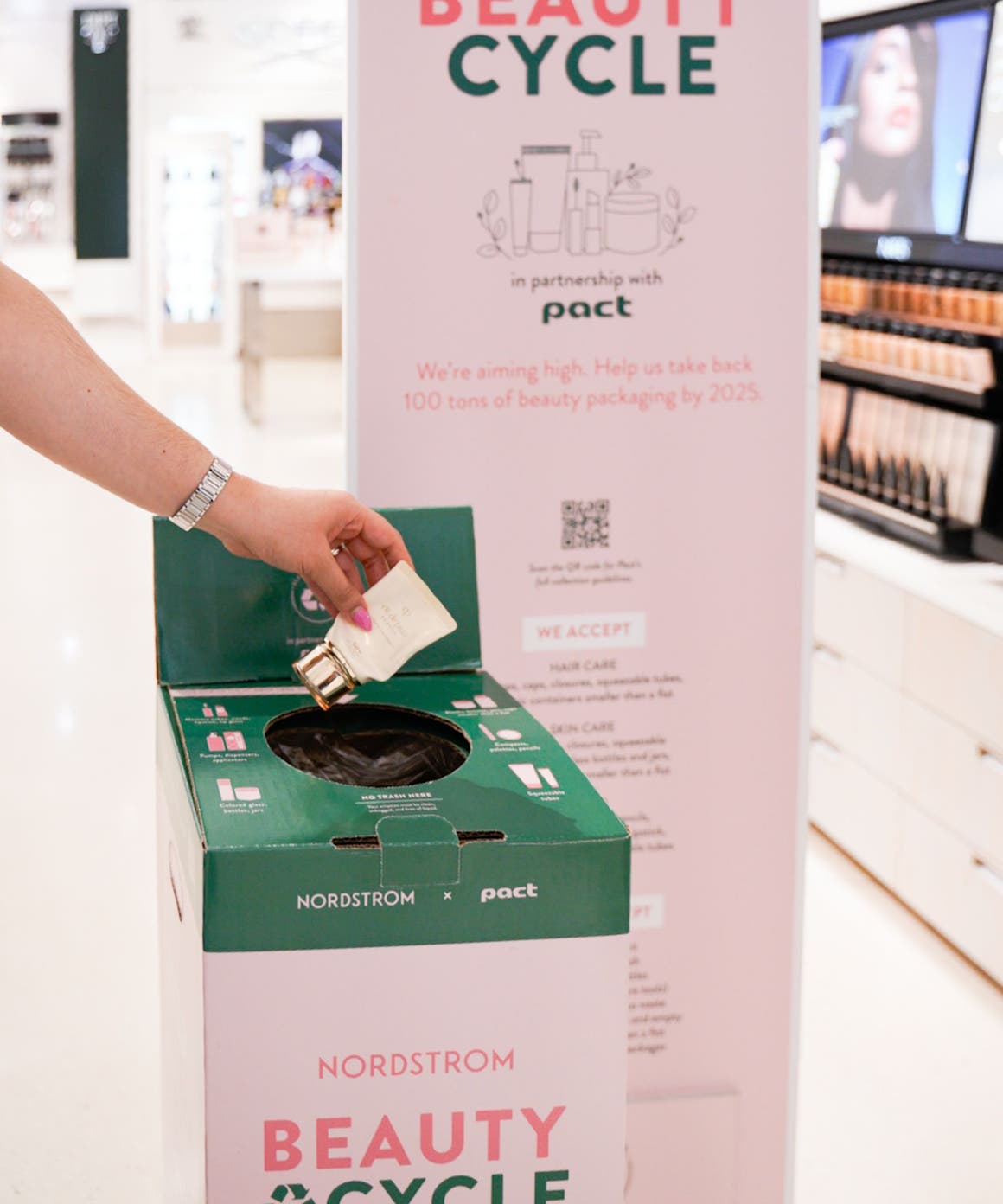 Nordstrom BEAUTYCYCLE program.