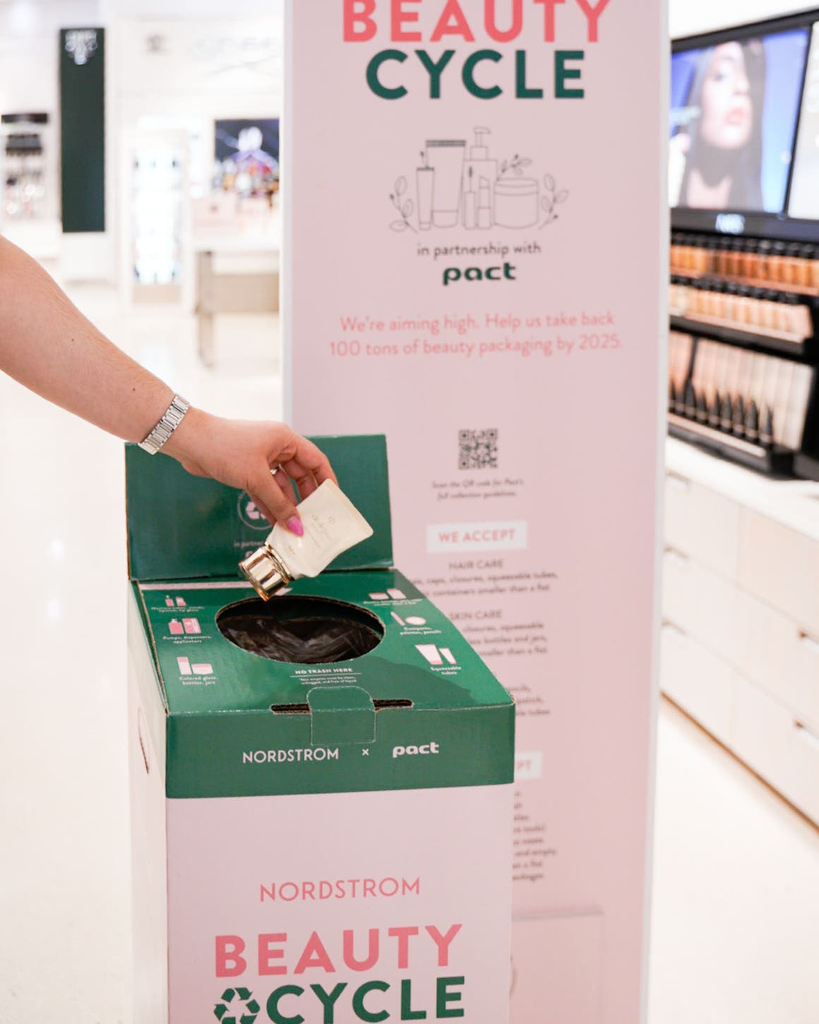 Nordstrom BEAUTYCYCLE program.