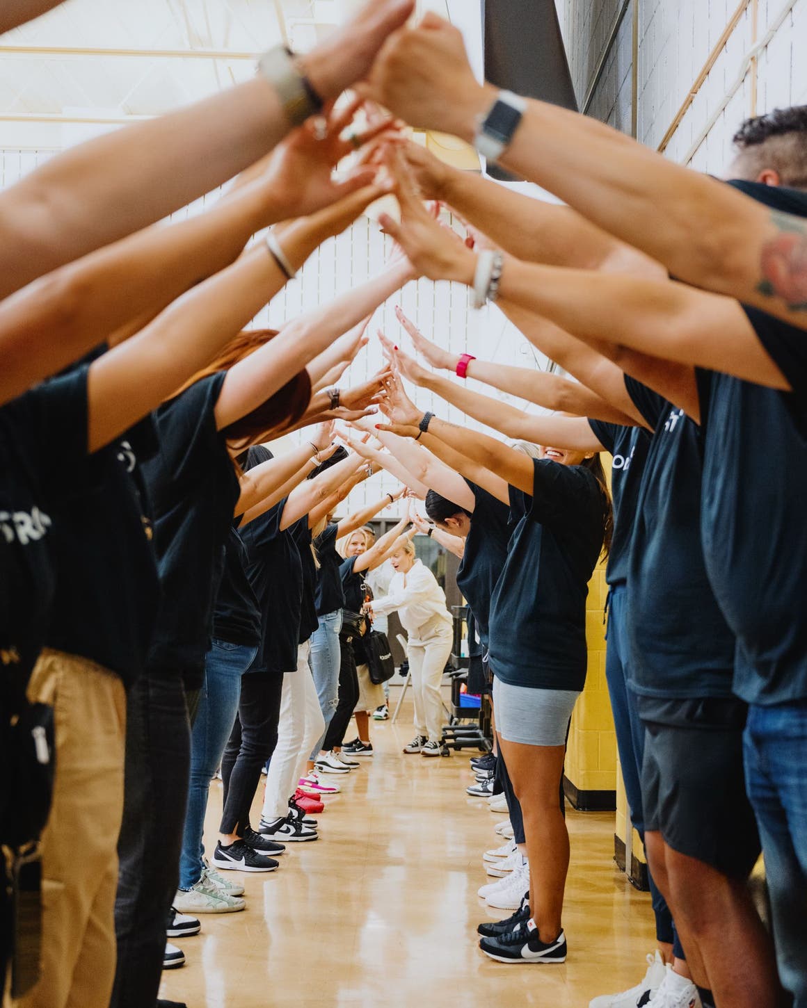 Nordstrom volunteers at Shoe That Fit event.