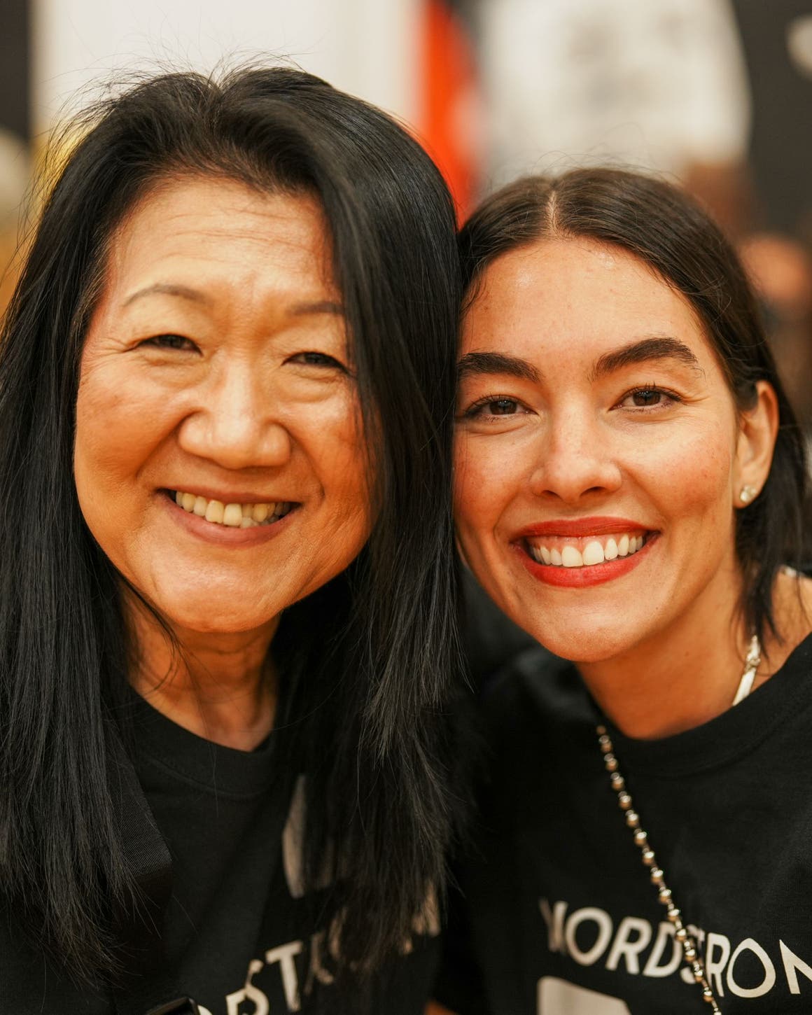 Two Nordstrom employee volunteers.