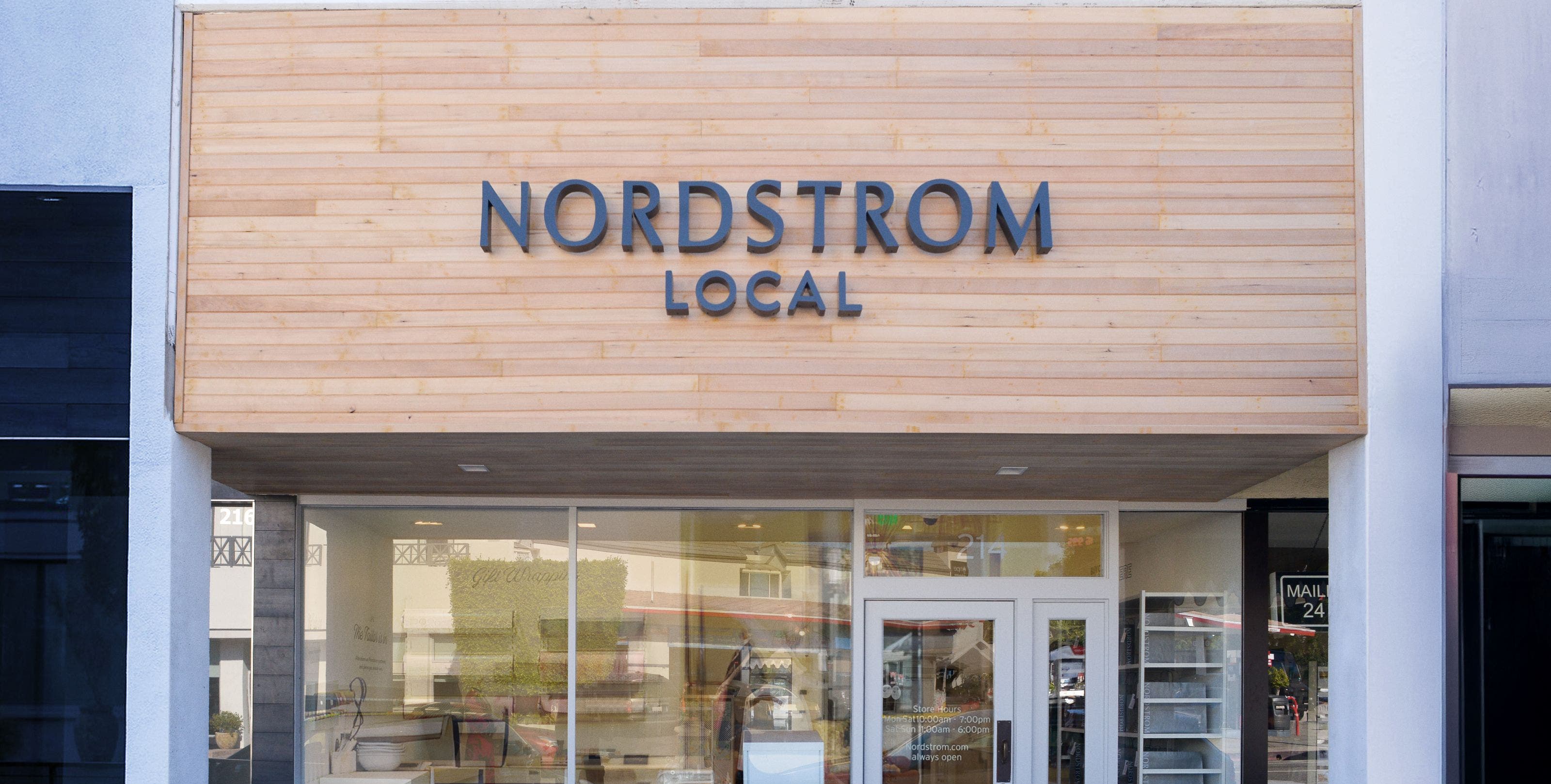 Nordstrom Local storefront in Los Angeles.