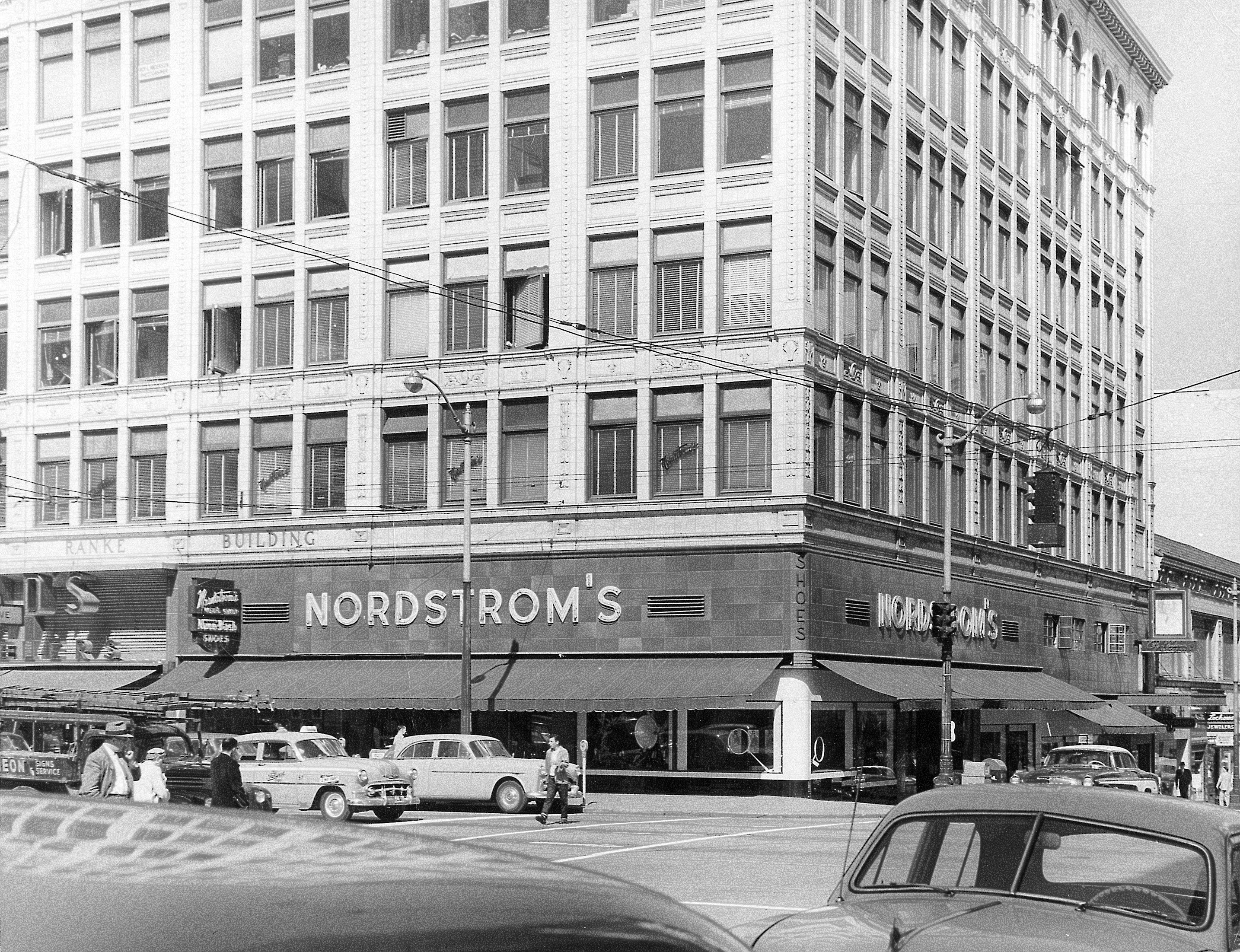 The exterior of a Nordstrom store.