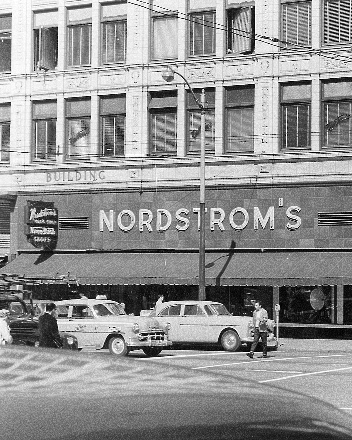 The exterior of a Nordstrom store.