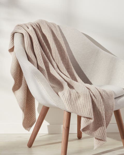 A blanket on a chair.