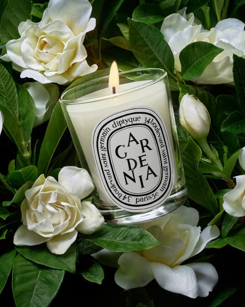 A Diptyque candle. 