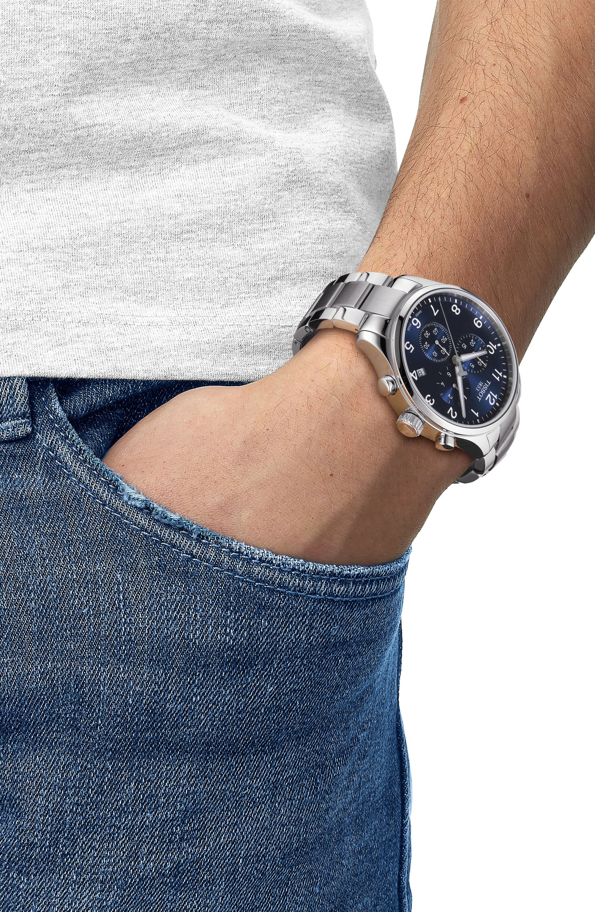 A man wearing a watch.