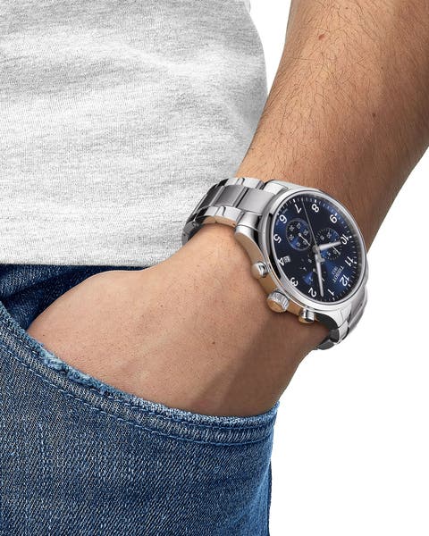 A man wearing a watch.