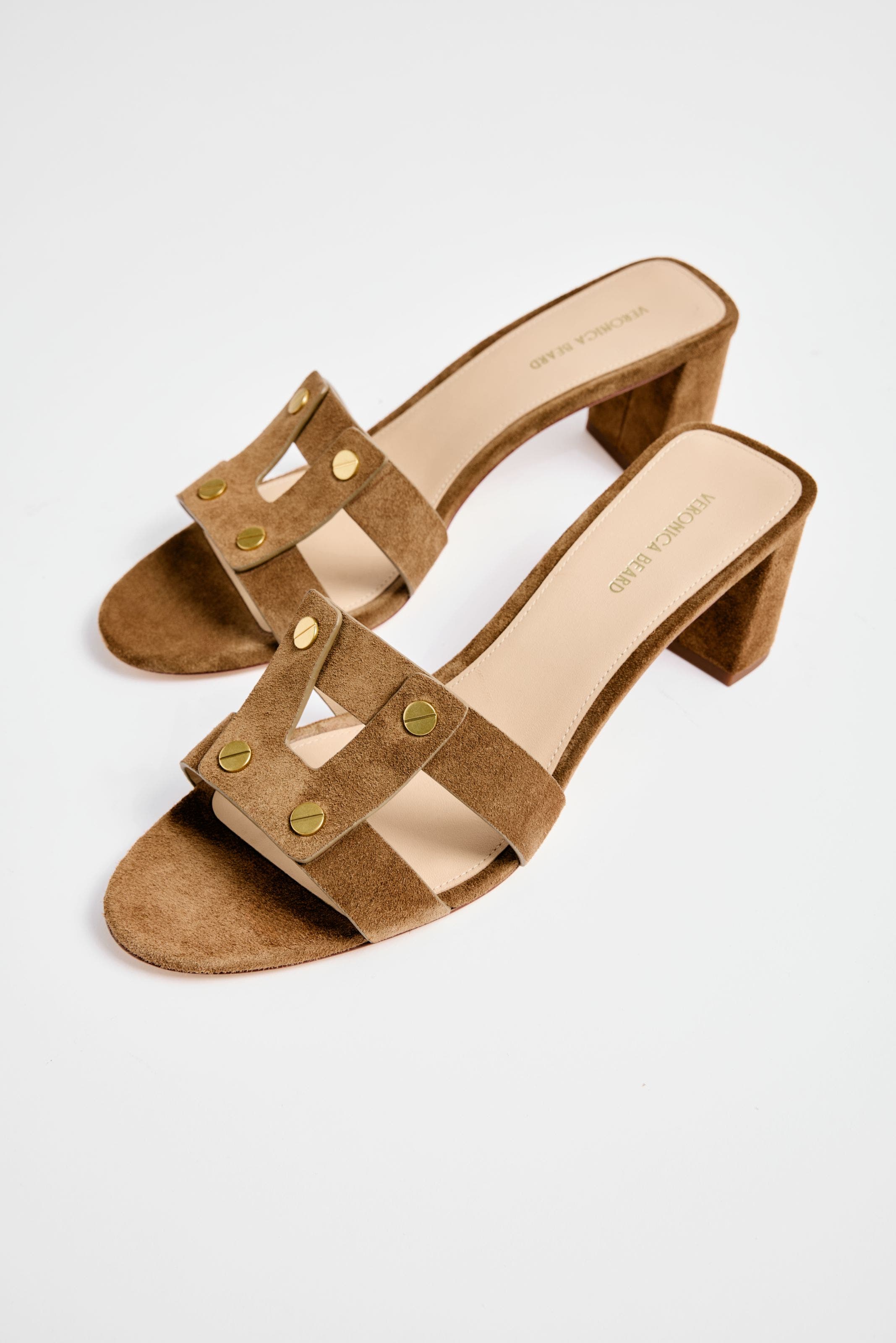 Brown Veronica Beard heeled sandals