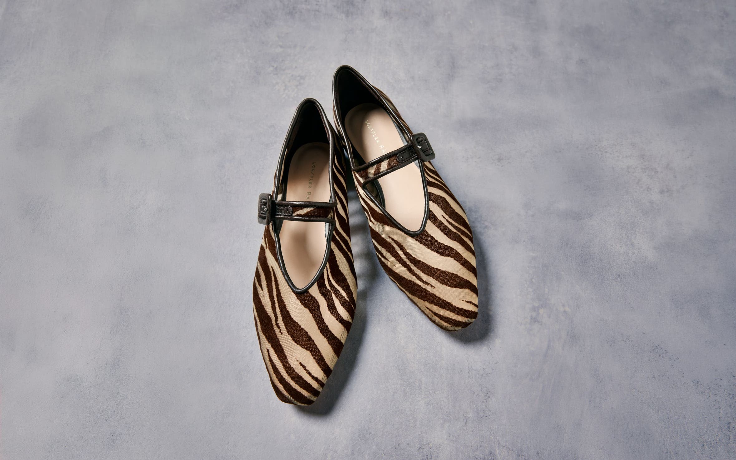 Animal print flats