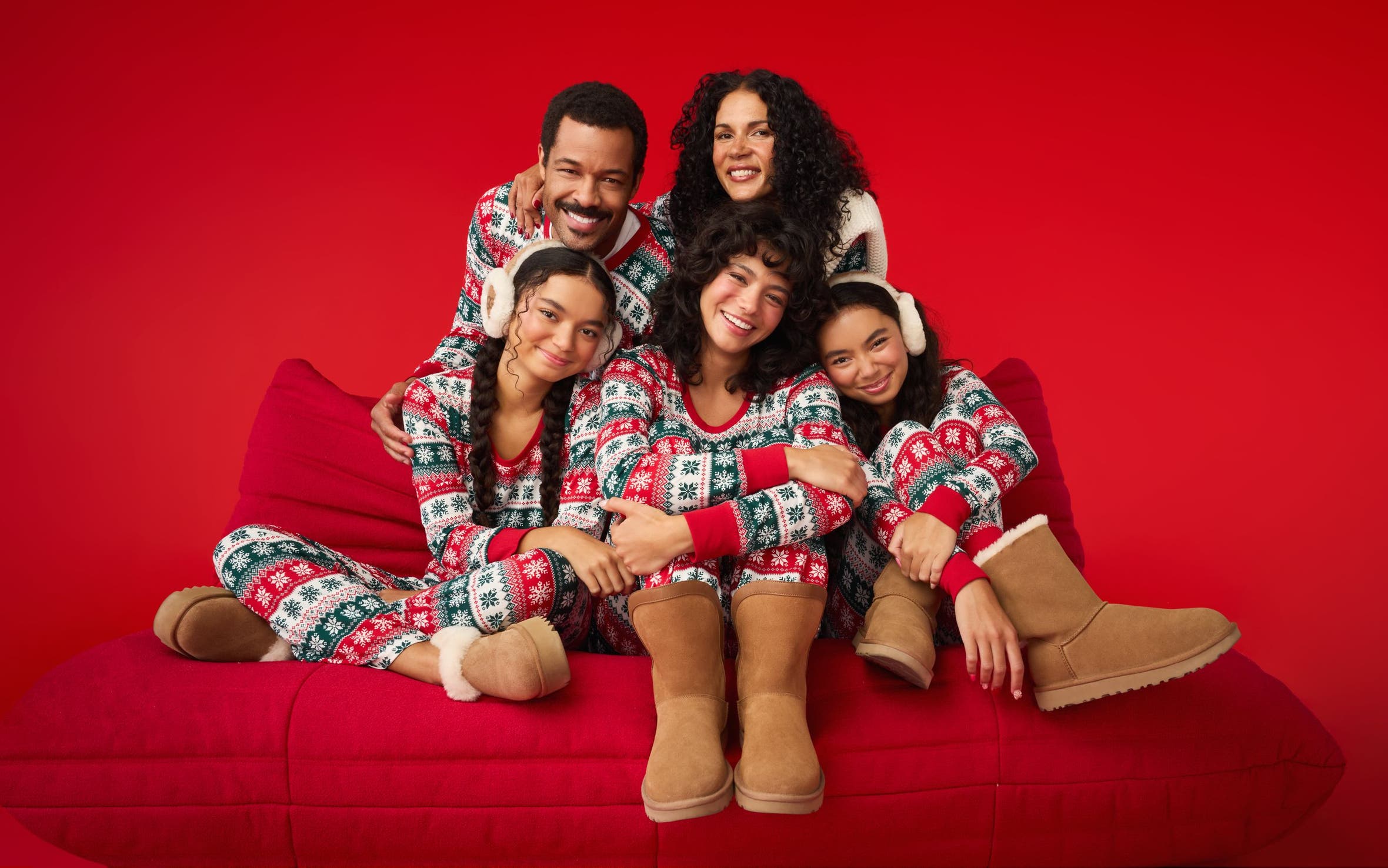 Models wearing UGG® boots.