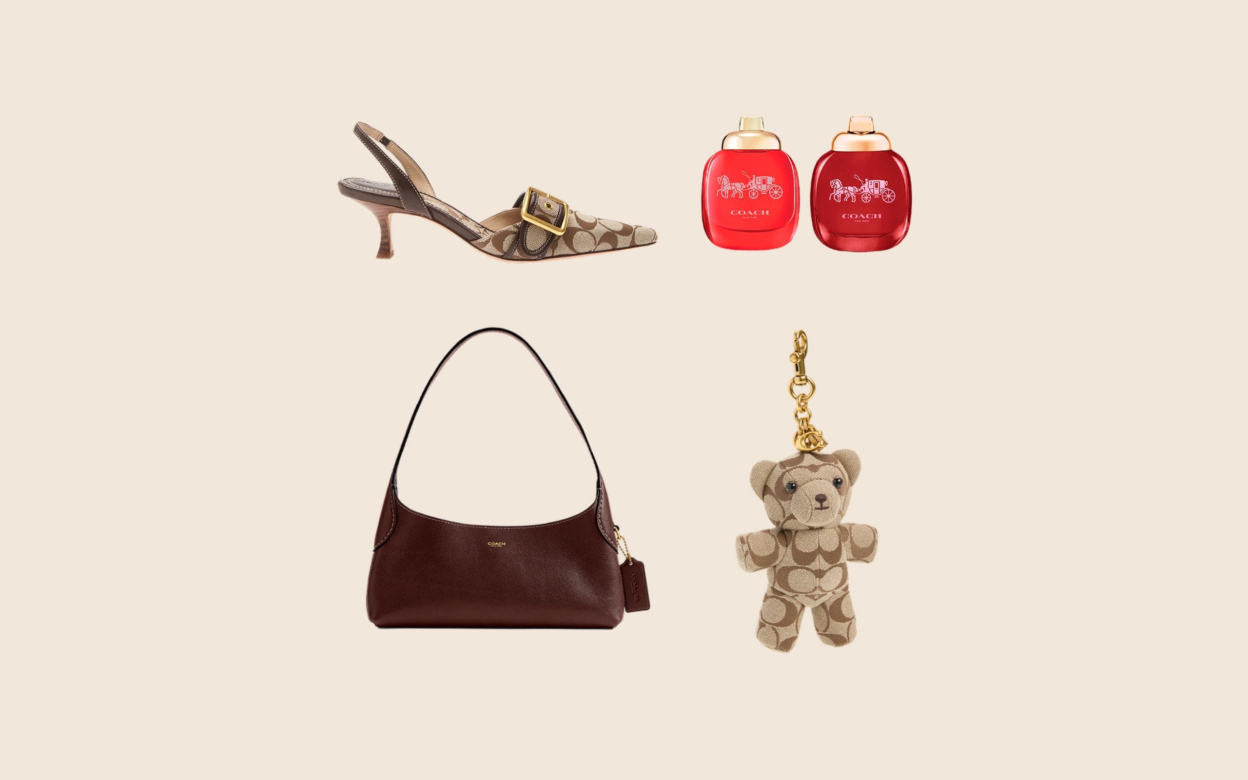 COACH gifts, including shoes, beauty and accessories.