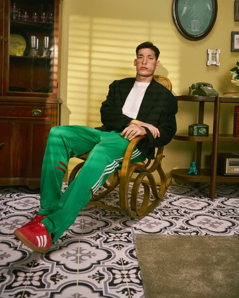 Man sitting in chair.