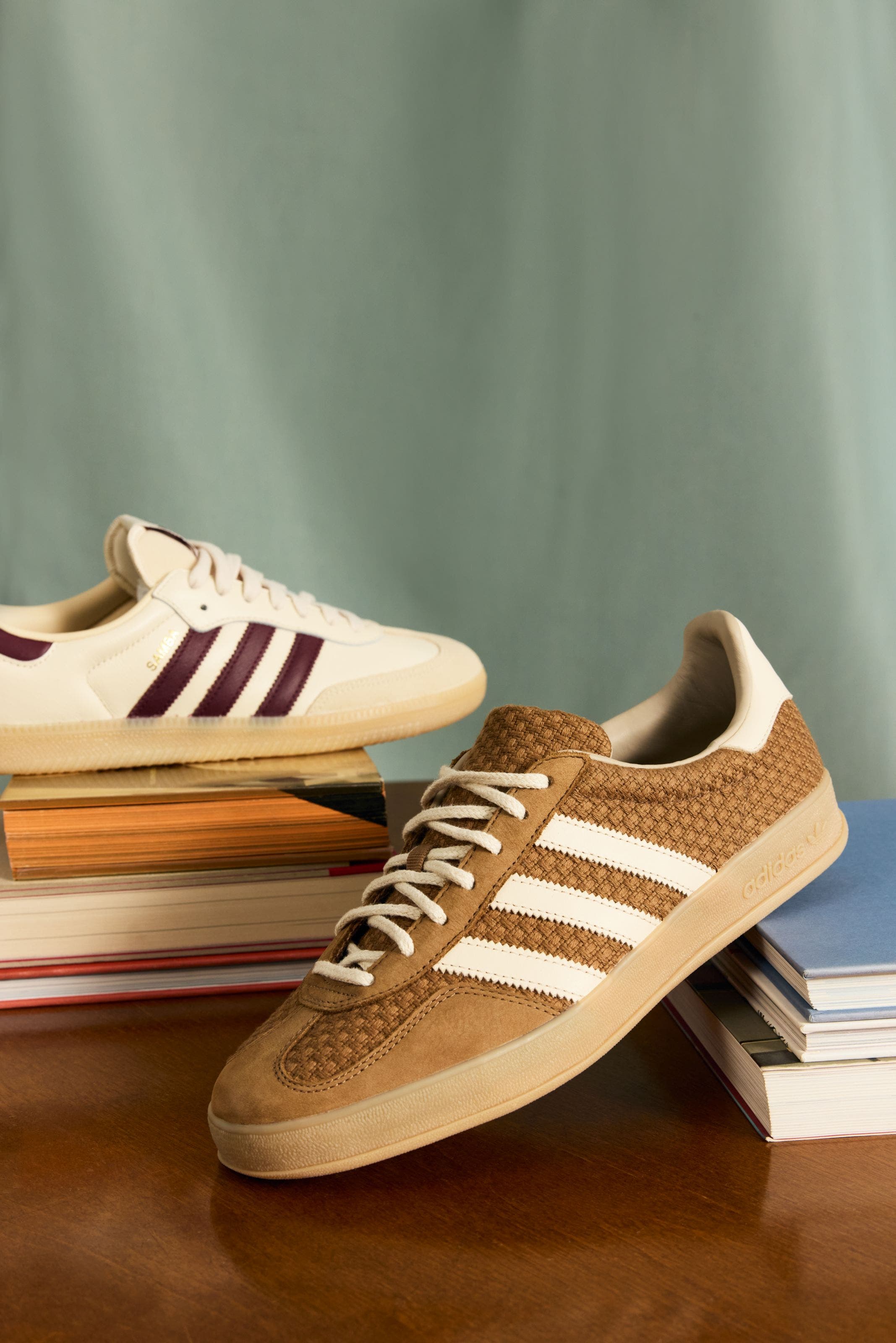 adidas sneakers. 