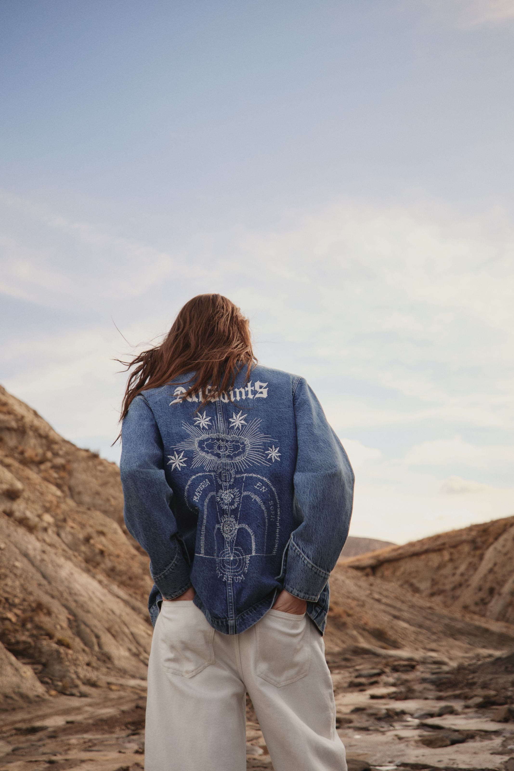 AllSaints denim jacket.