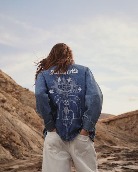 AllSaints denim jacket.