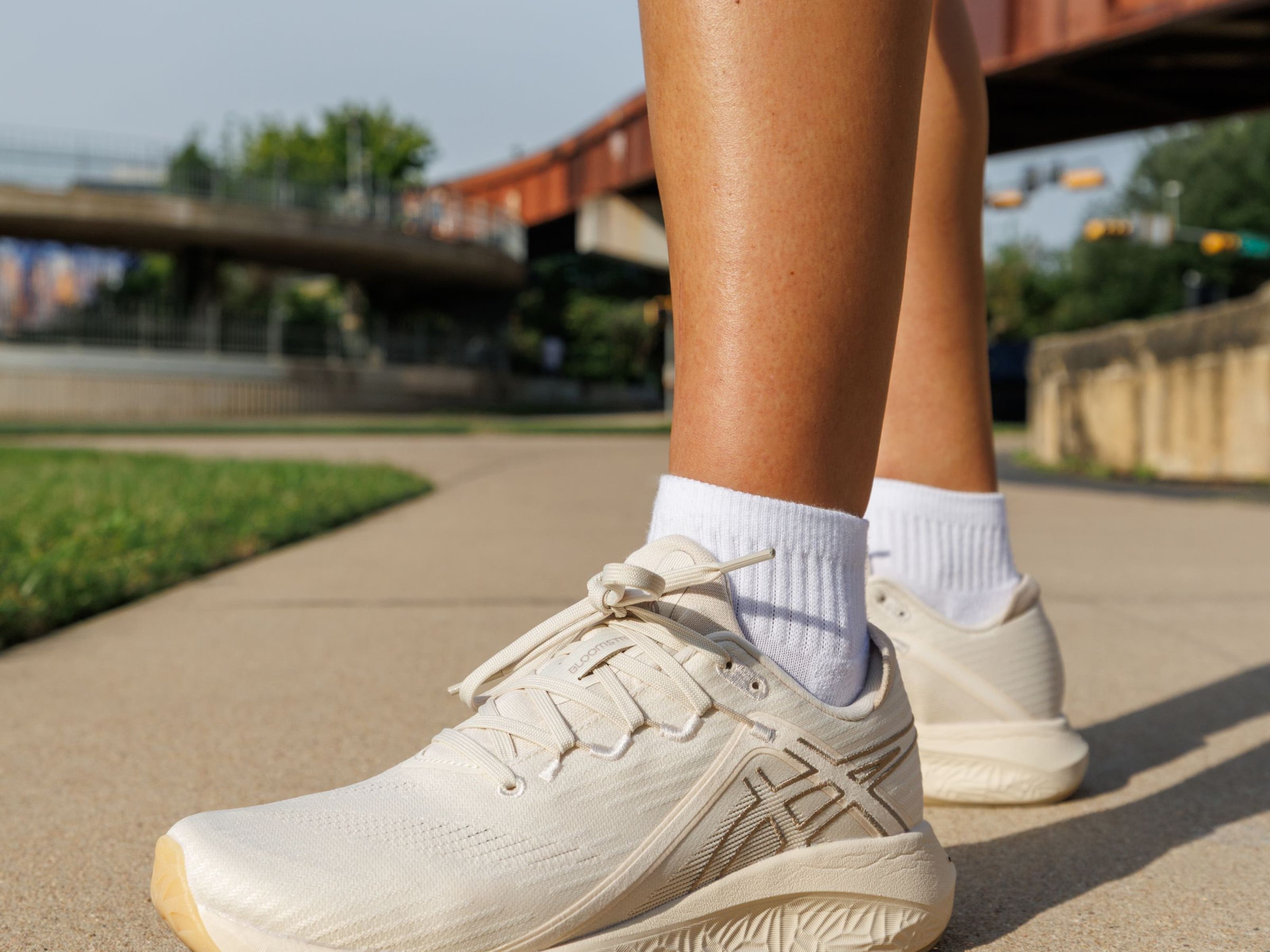 ASICS® sneakers.