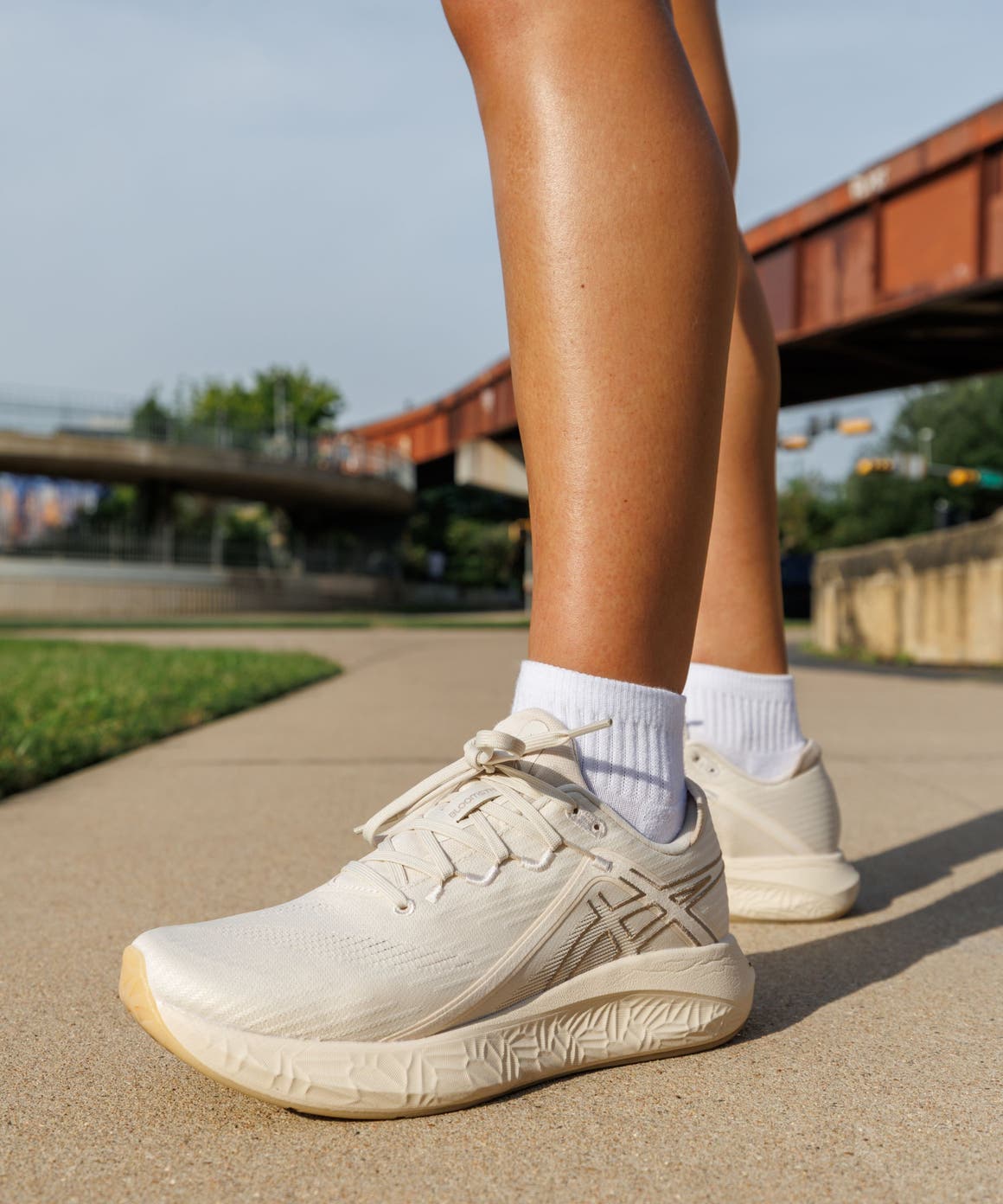 ASICS® sneakers.