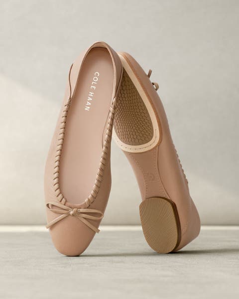 Nude Cole Haan ballet flats.