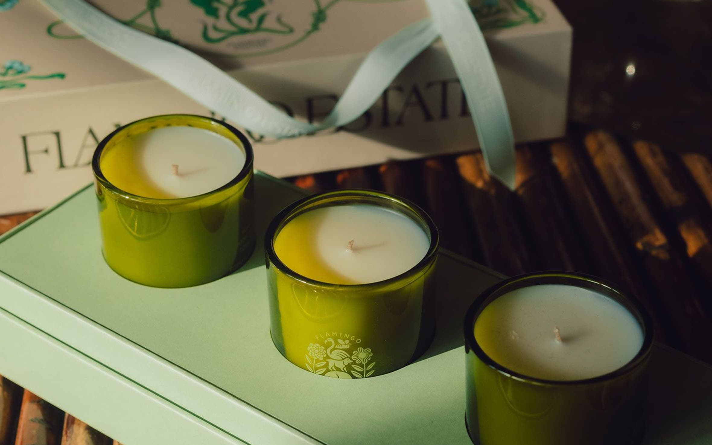 flamingo estate candles. 