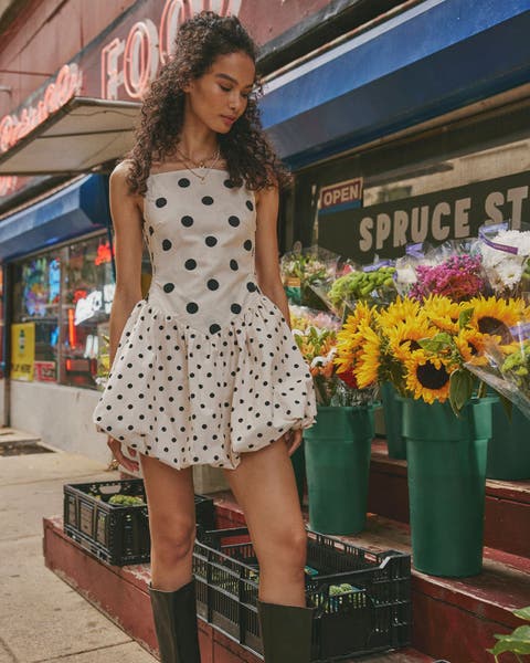 Free people polka dot dress