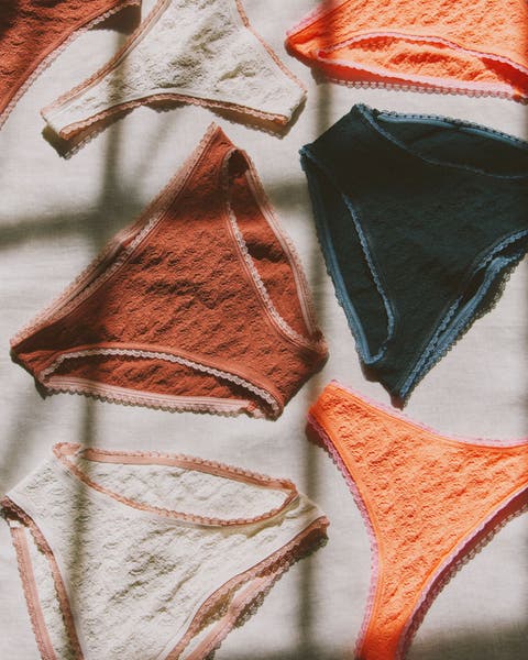 A selection of fall color underwear.