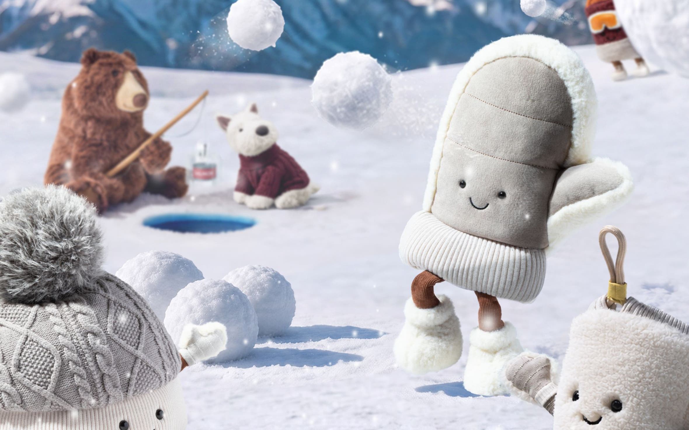 Jellycat plush toys.